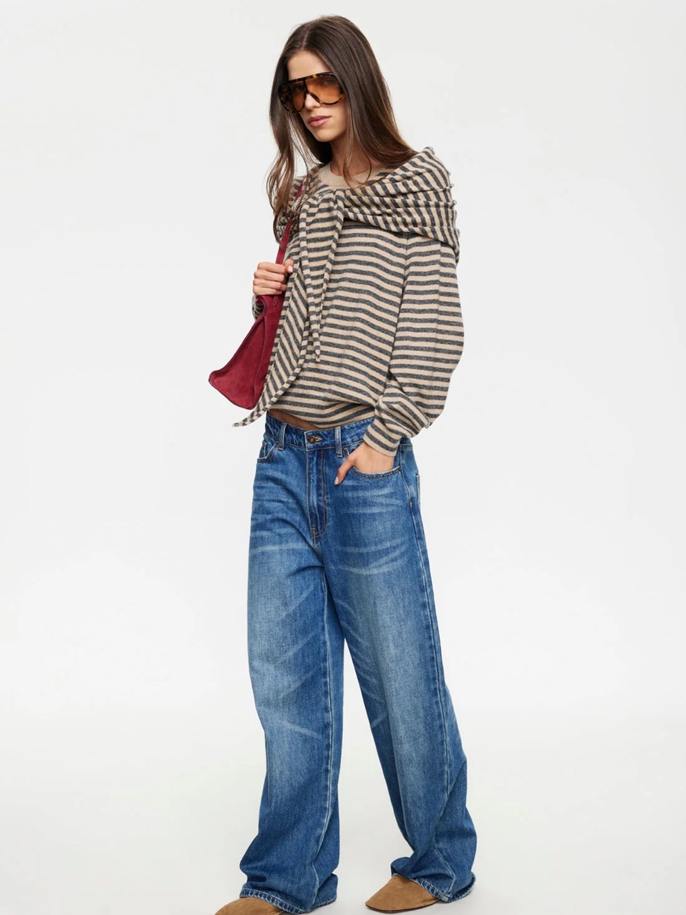 LIONESS | OLSEN KNIT | SLATE STRIPE | 1K - Picture 3 of 6